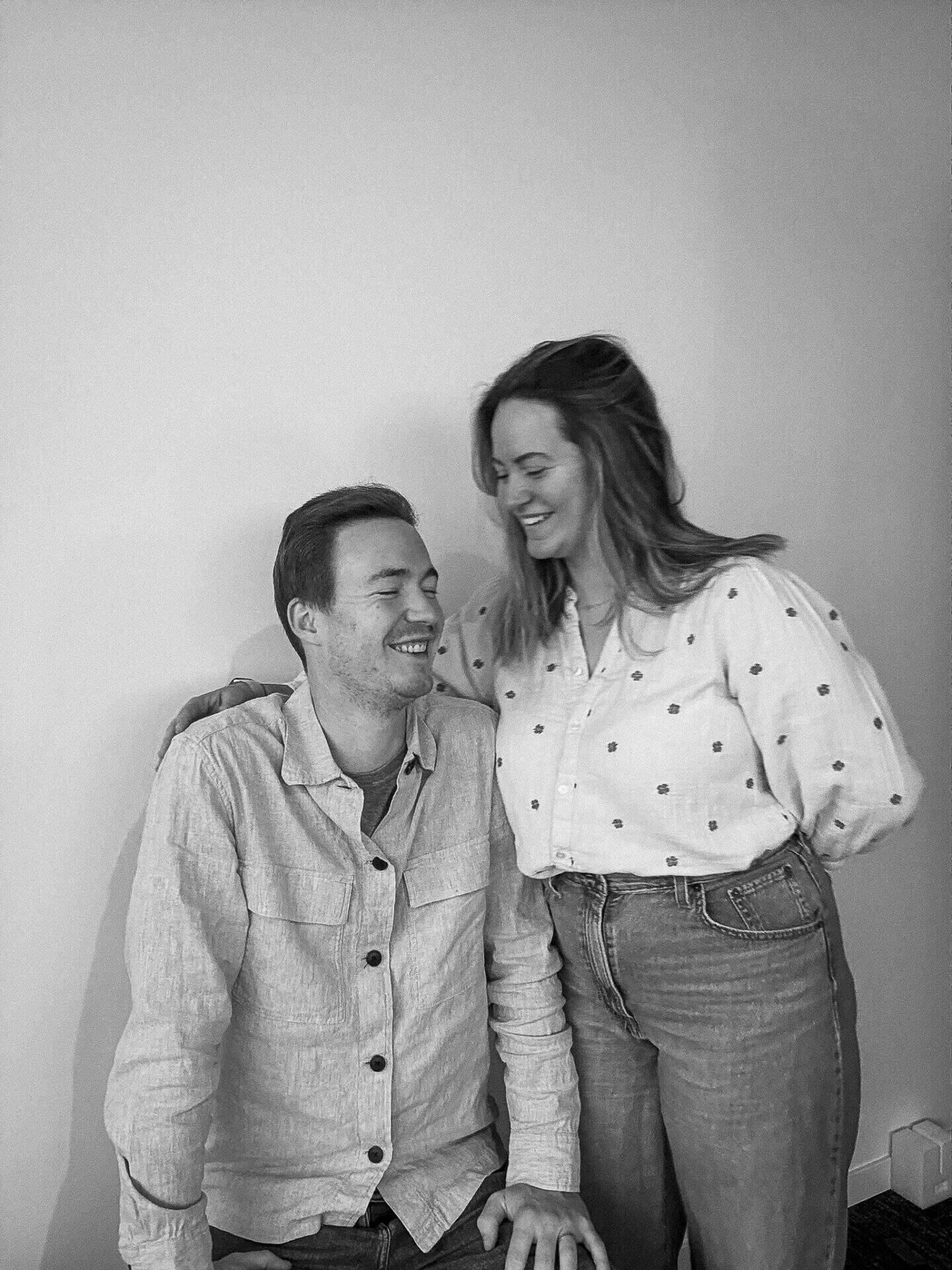 Sofie en Nick van Billie Branding, oprichters van De Stamtafel